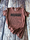 Warning Graphic T-Shirt