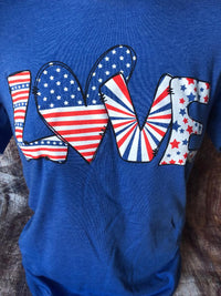 Patriotic Love T-shirt