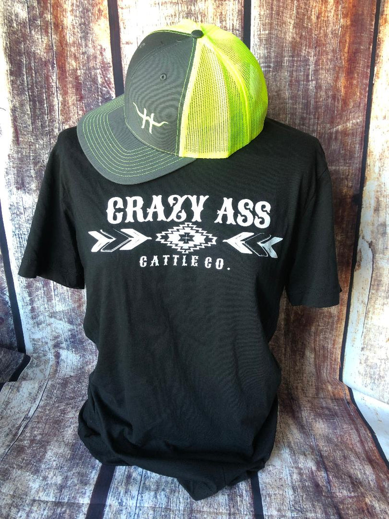 Crazy Ass Cattle Co. Black T-Shirt