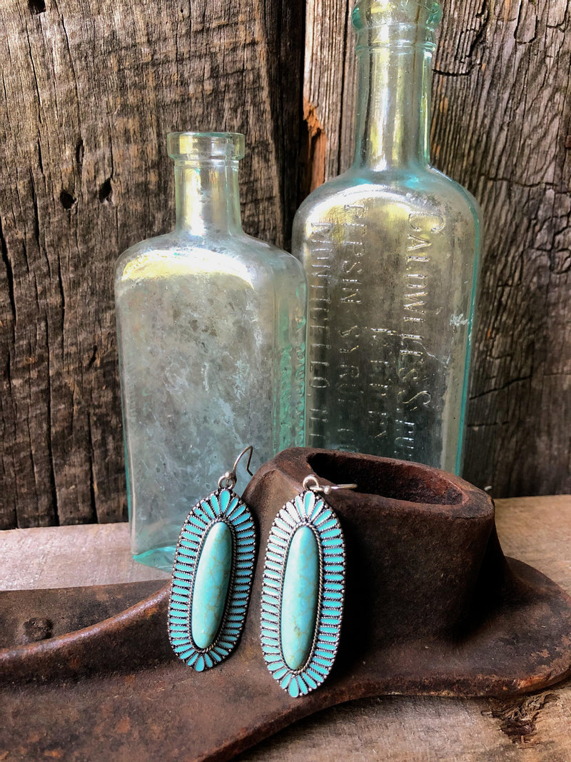 Colors of the West Oval Earrings