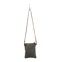 Canvas "Vintage Elk" Cross Body Bag