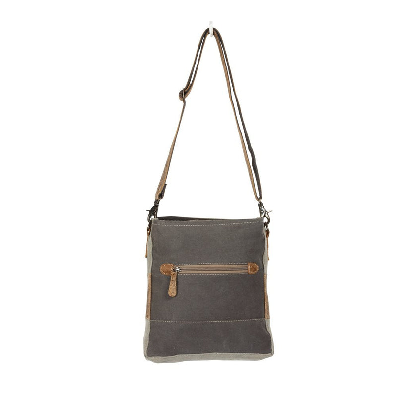 Cowhide and Canvas " Era 1930" Shoulder Bag/Purse