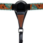 Hand Tooled Leather Breast Collar
