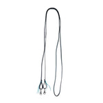 Leather Reins with Turquoise Blue Color Accents