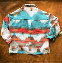 Aztec Print Woven Jacket