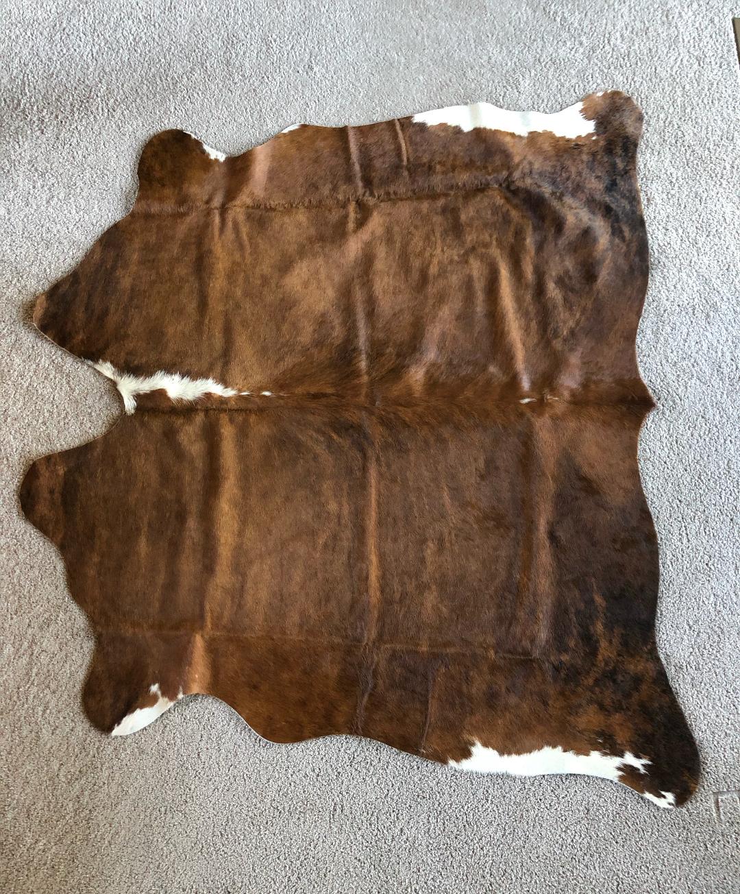 Brazilian Cowhide Rug 5' x 4 1/2'