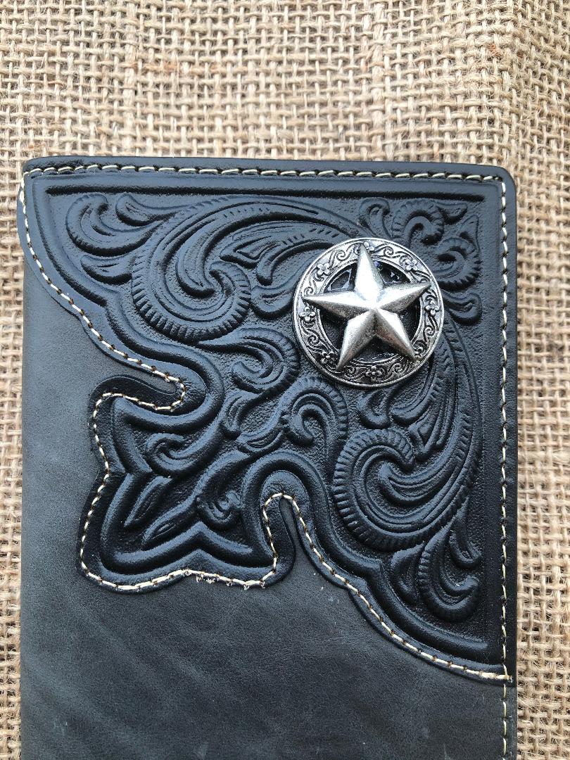 Montana West Leather Long Wallet