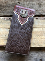 Leather Long Wallet