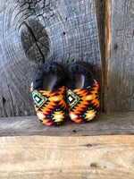 Aztec Moccasins for Cow Kids