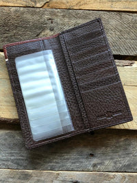 Leather Long Wallet