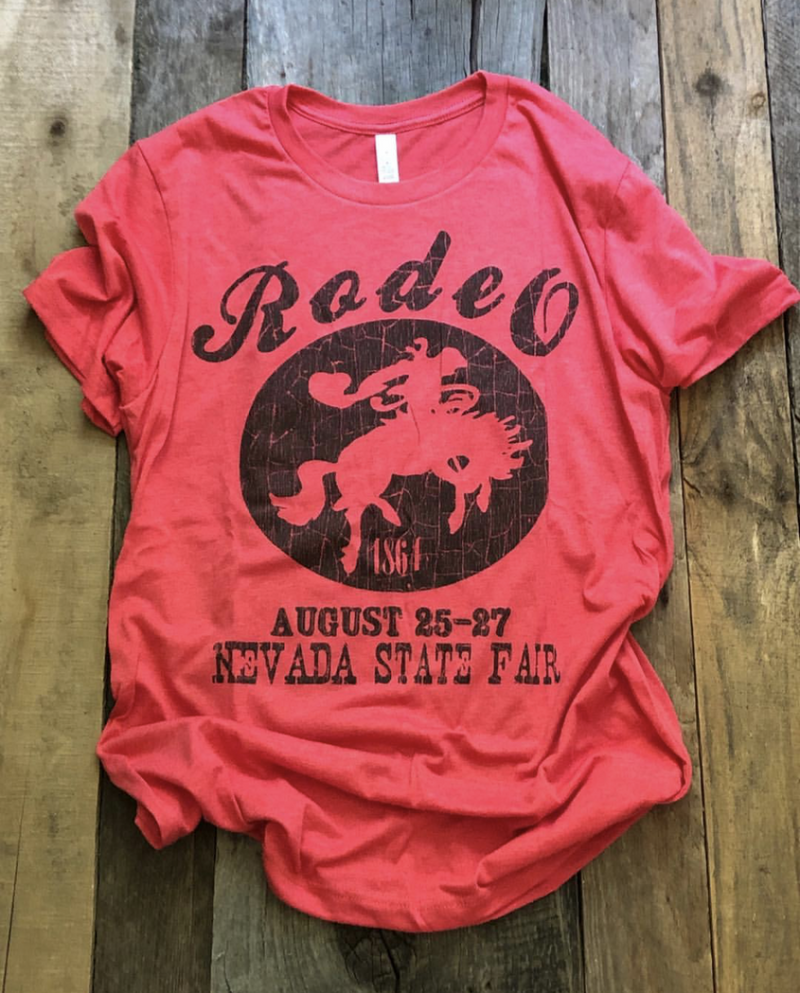Rodeo "Nevada State Fair" Vintage Graphic T-shirt